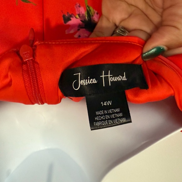 Jessica Howard Red Floral Casual Dress - Picture 6 of 6